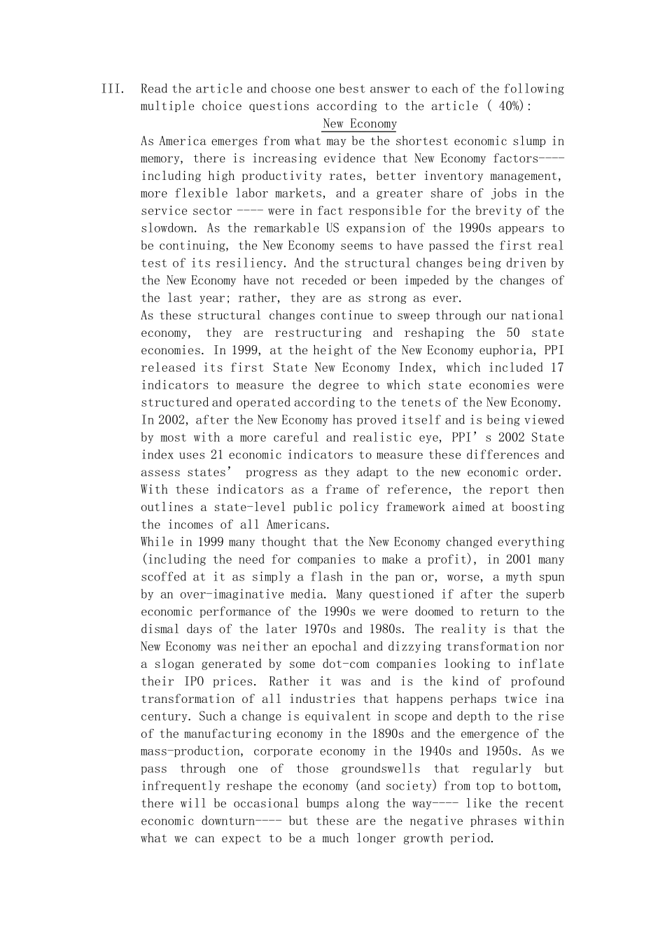 商务英语试题及答案_第2页