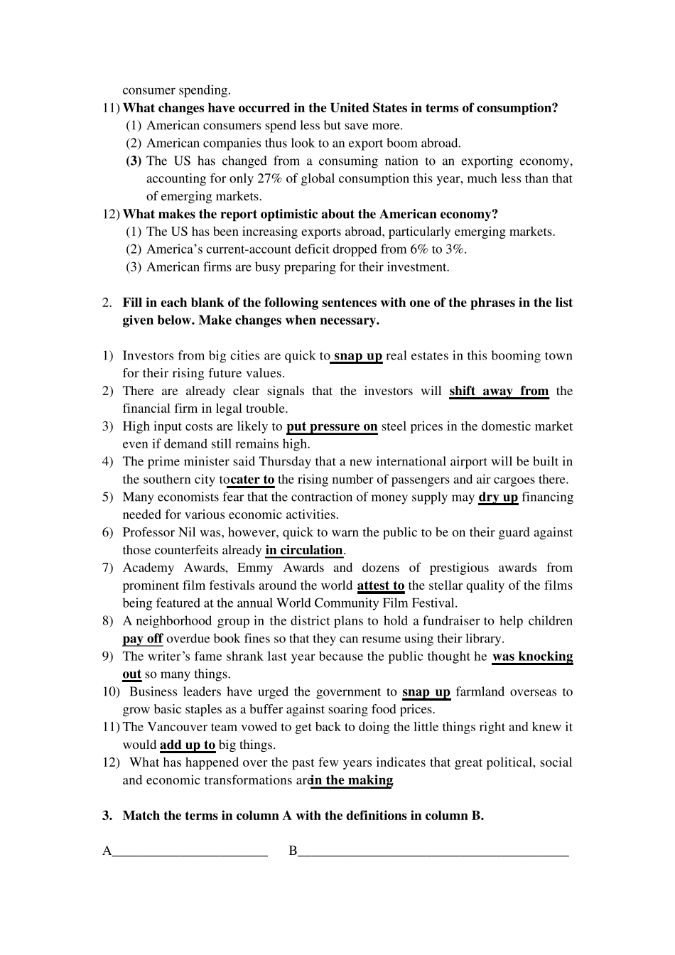 商务英语阅读(第二版)王关富Unit3Timetorebalanc课后答案e_第2页