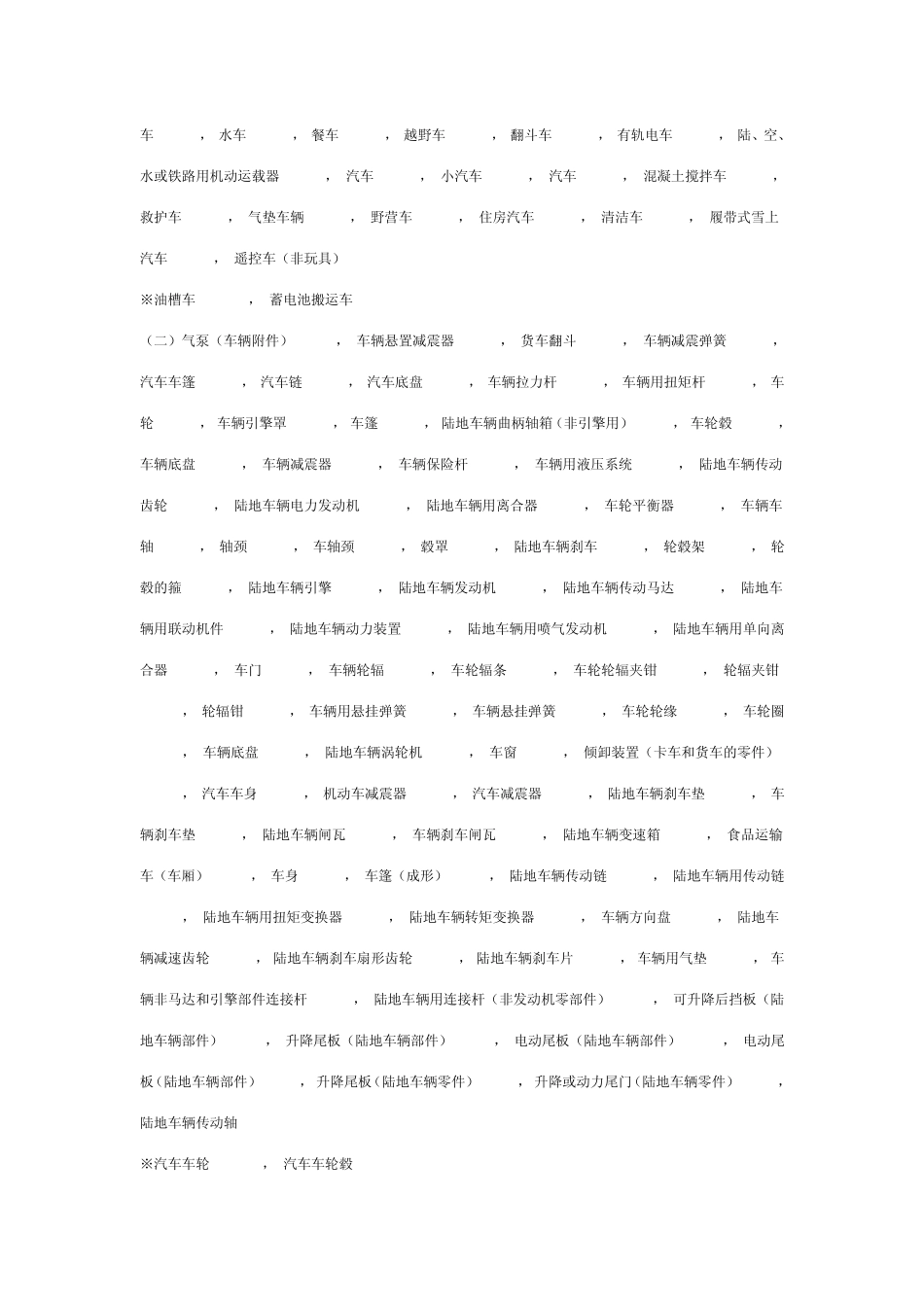 商标注册分类第12类_第2页