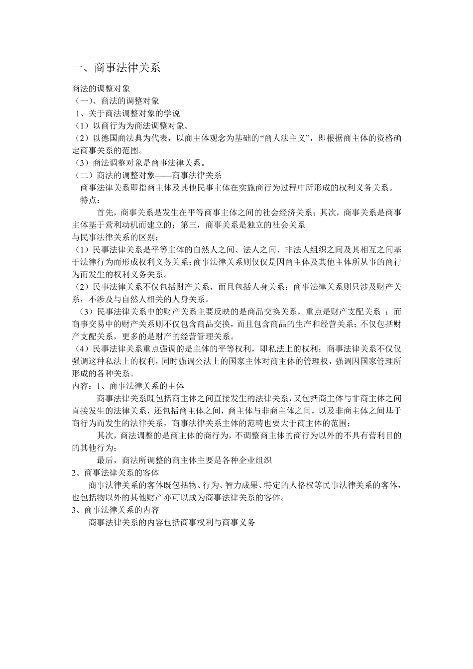 商法论述题及其答案_第1页