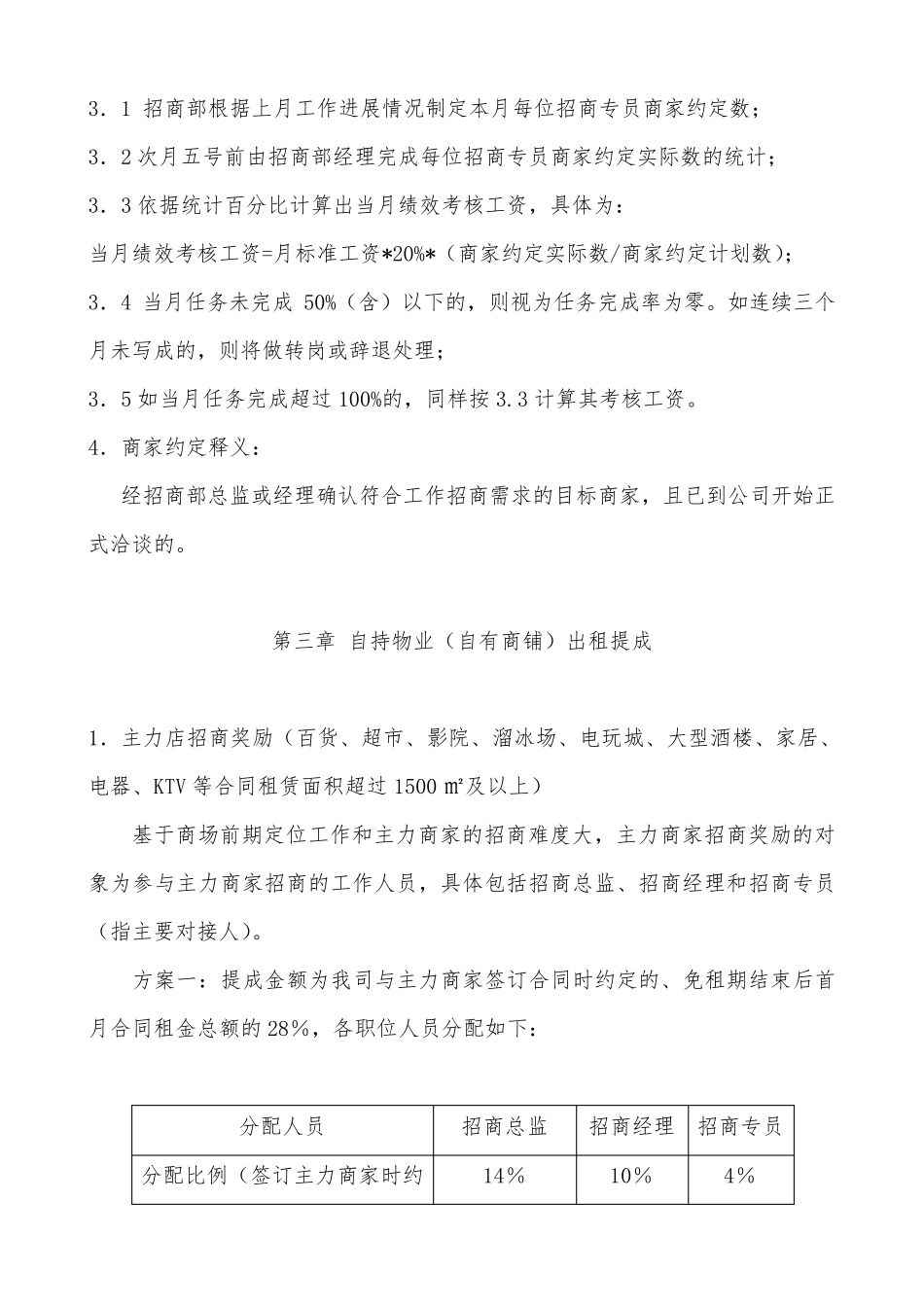 商管公司招商提成激励方案_第2页