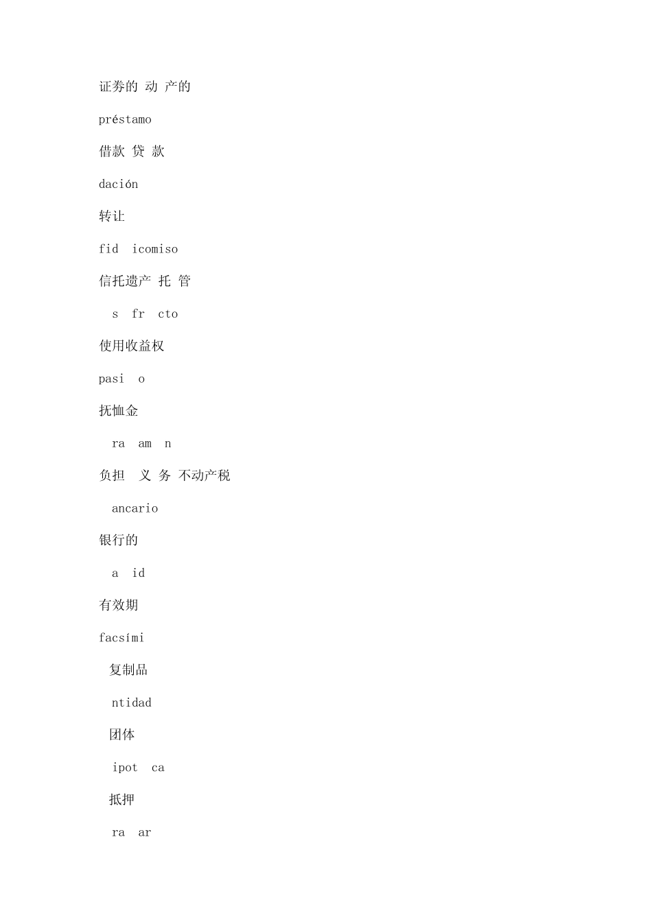 商贸西语词汇_第3页