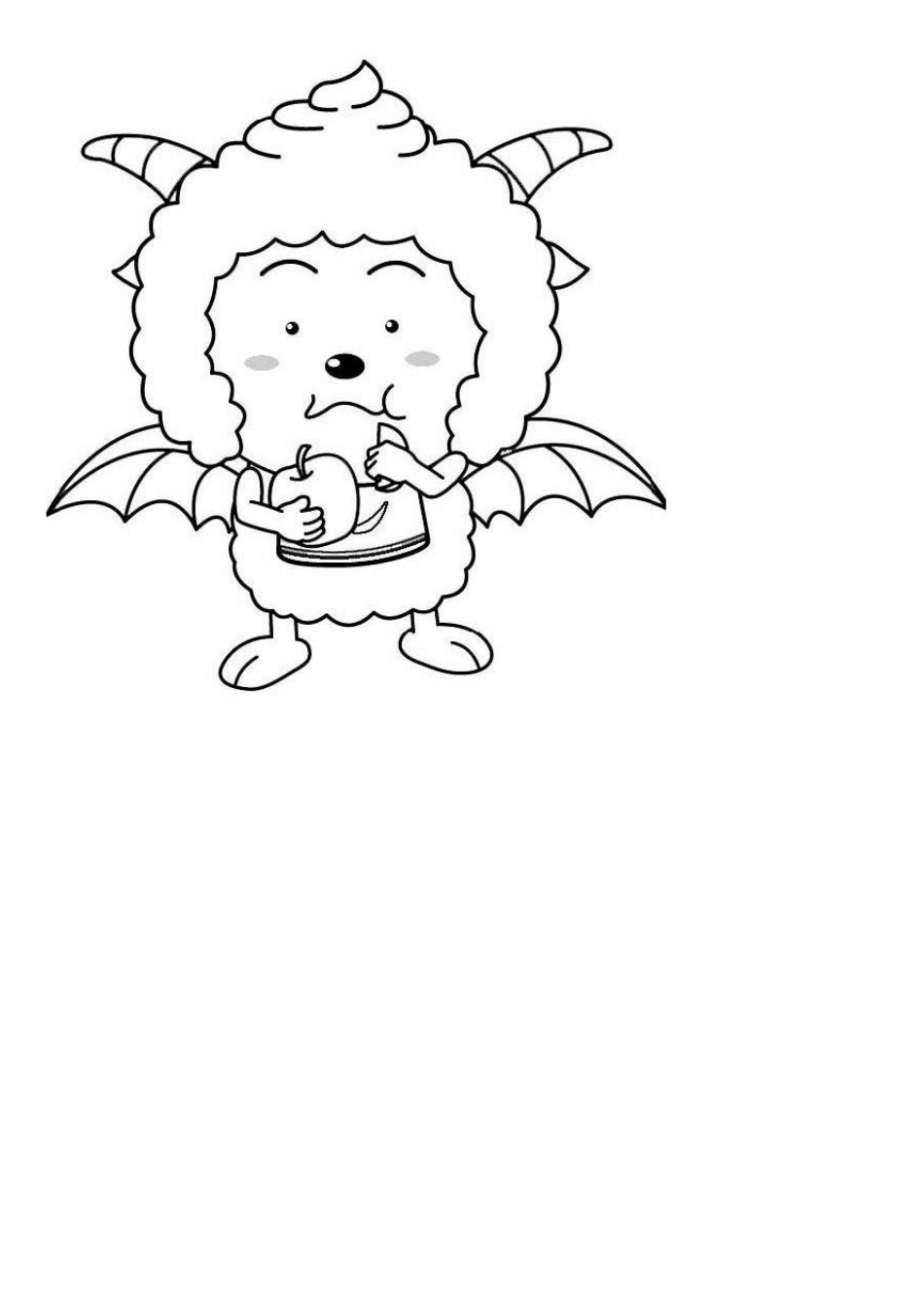 喜羊羊填色画_第3页