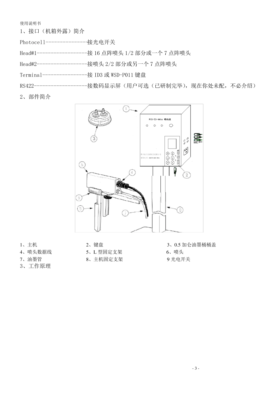 喷码机使用说明书_第3页