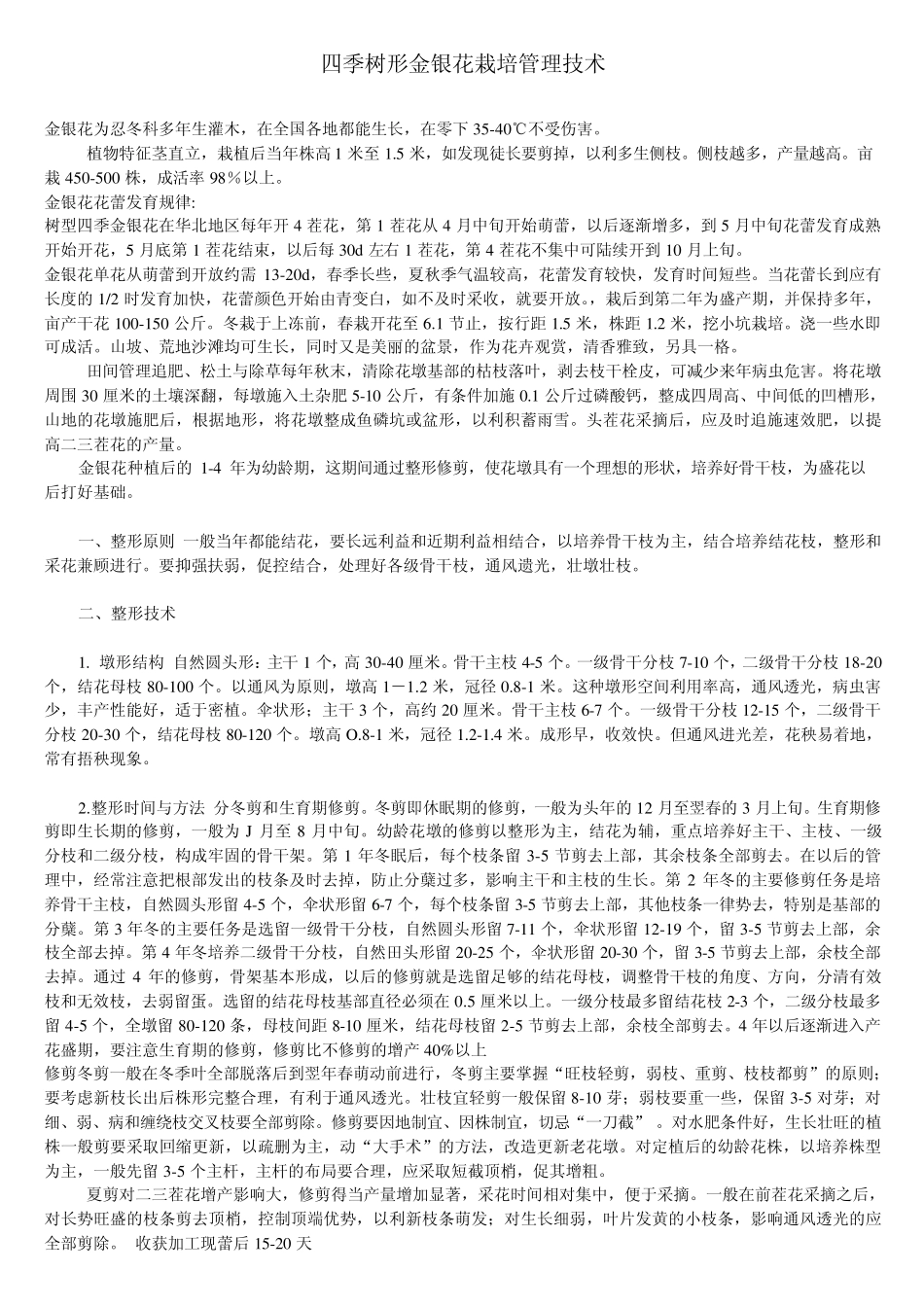 四季树形金银花_第1页