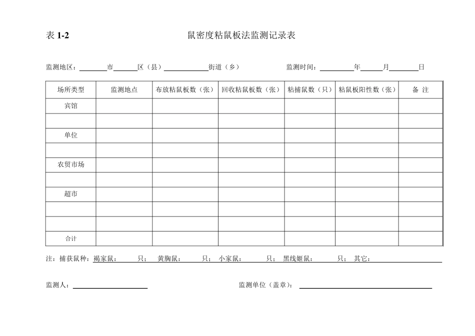四害密度检测表_第2页