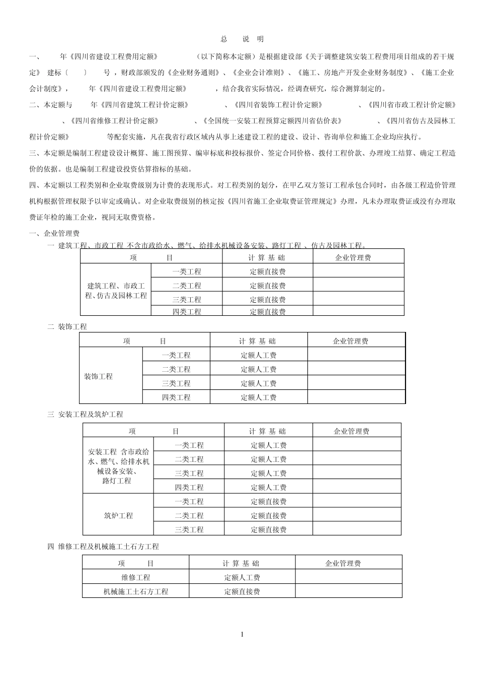 四川取费费率_第1页