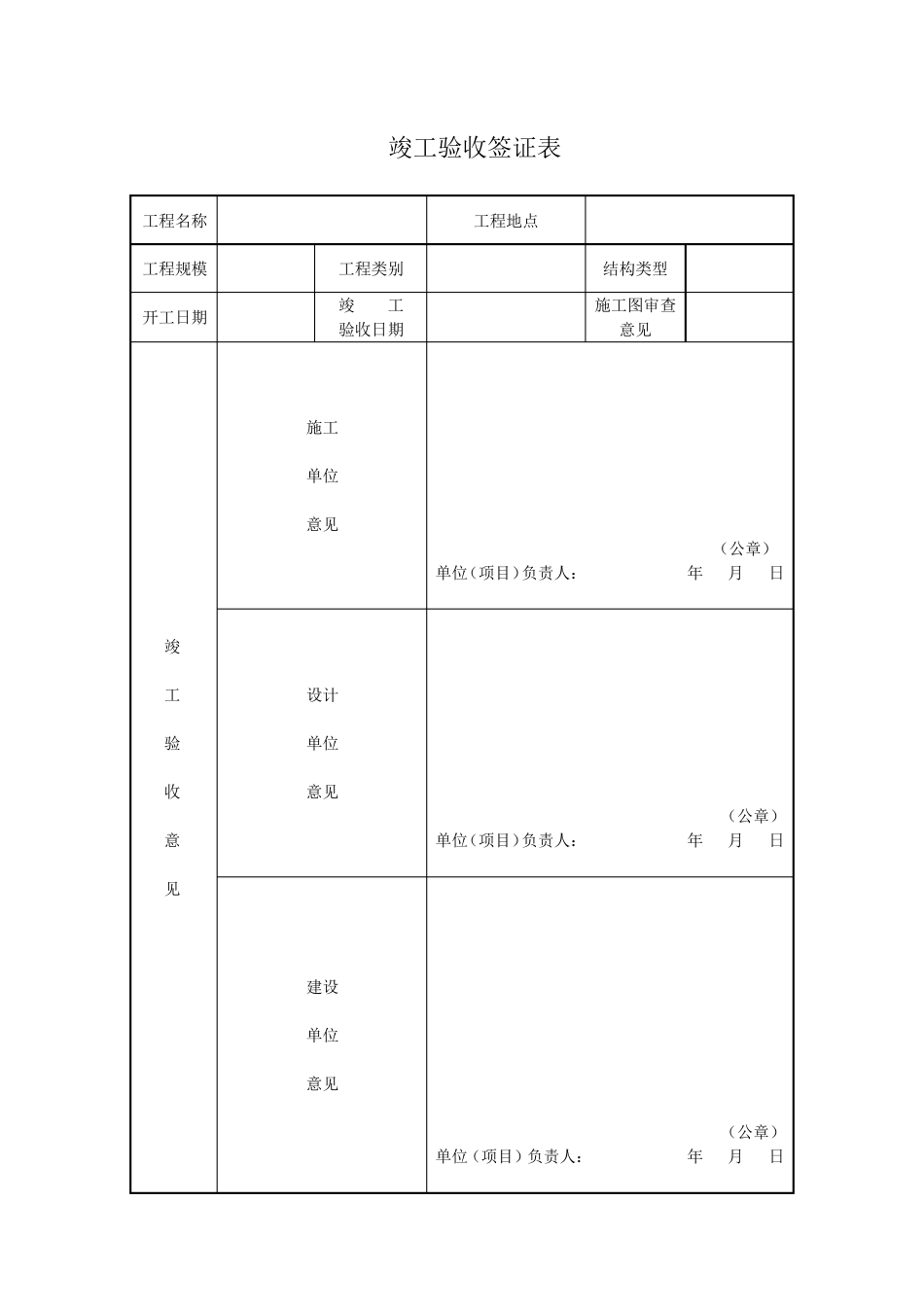 四川省建设工程竣工验收报告_第2页