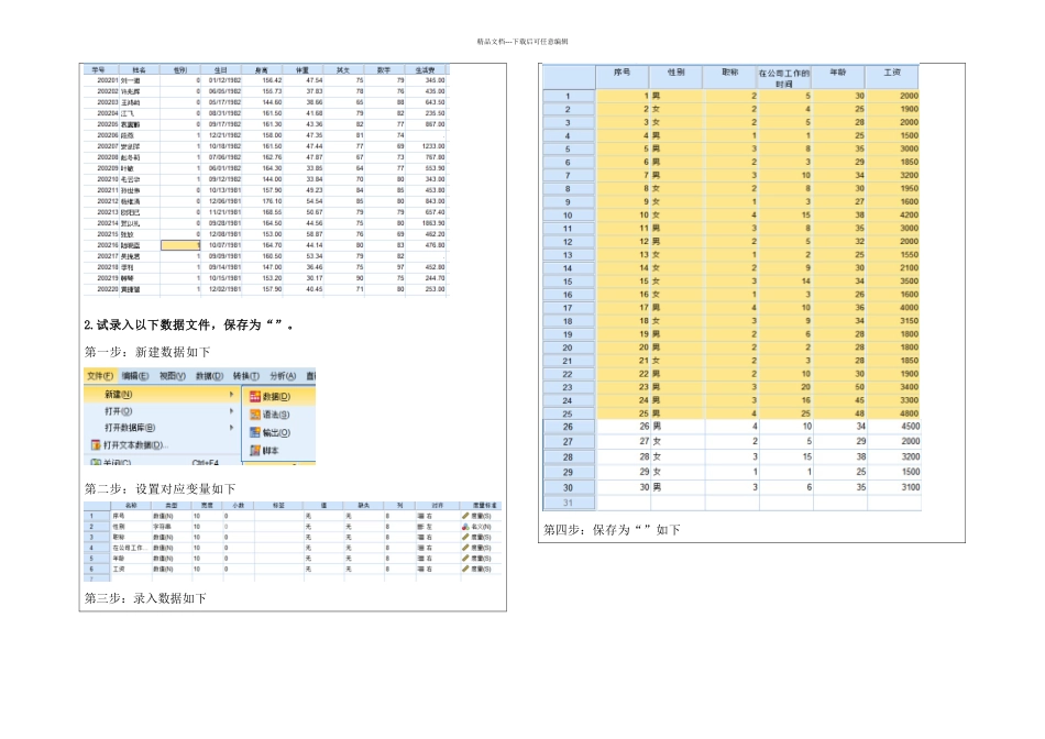 SPSS数据录入与编辑_第3页