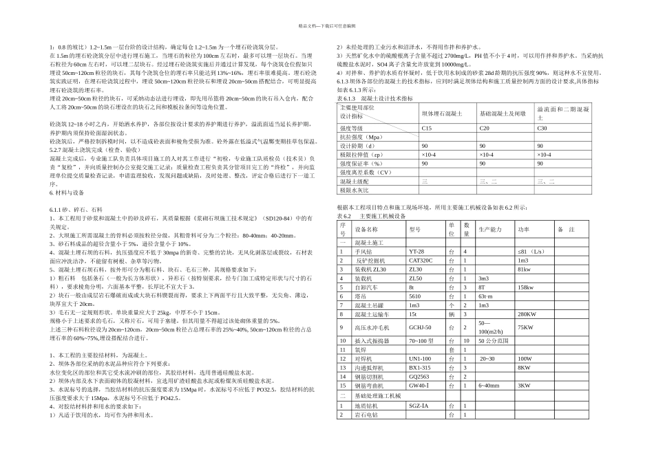 s重力坝埋石混凝土施工工法_第3页