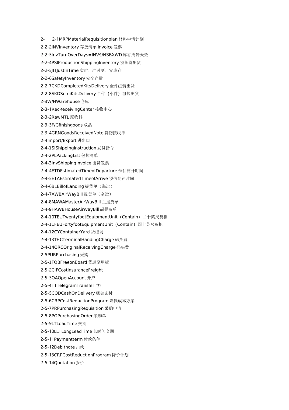 (工厂管理)工厂术语(英语)_第2页