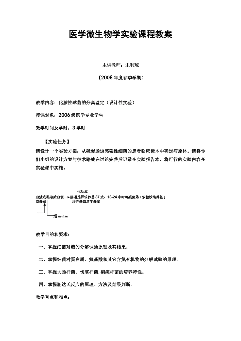 医学微生物学实验课程教案_第2页