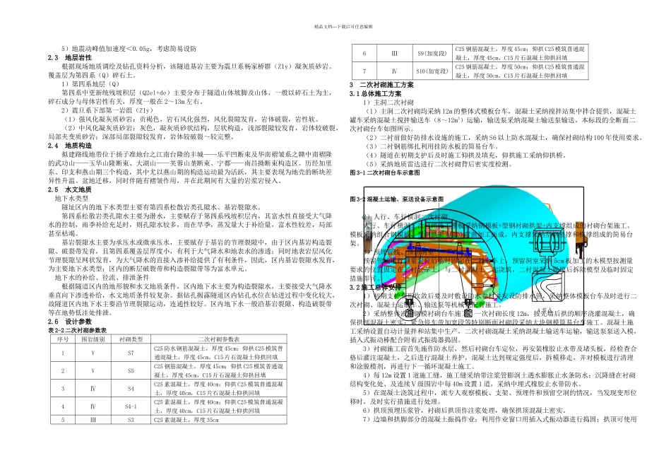 t二次衬砌施工方案_第2页