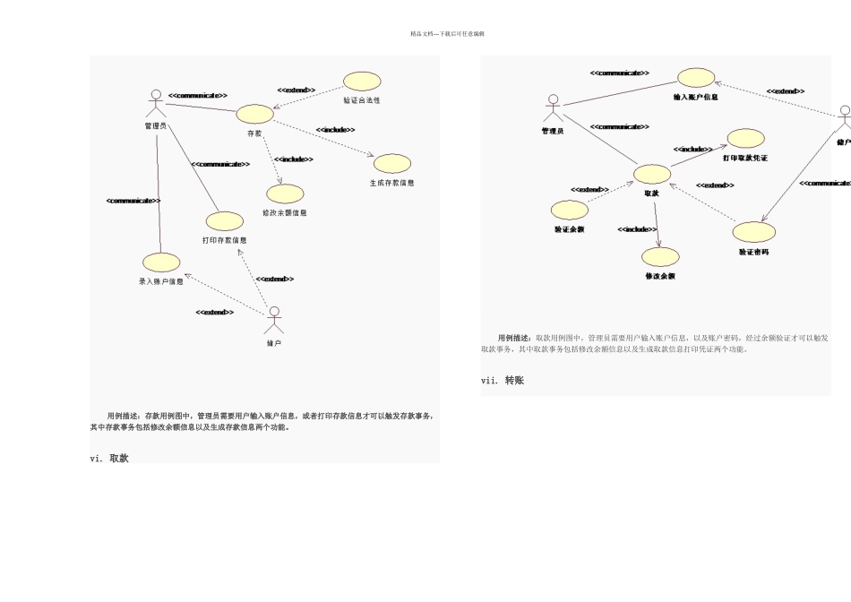 uml银行用例图解析_第3页