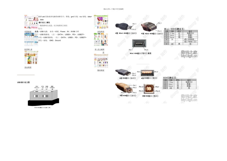 USB接口定义颜色_第2页