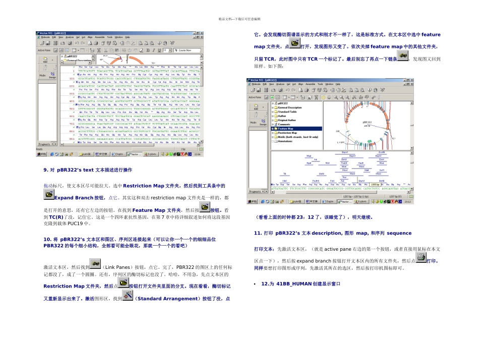 VectorNTI中文使用说明书_第3页