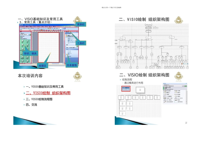 VISIO组织架构图及流程图培训课程_第3页
