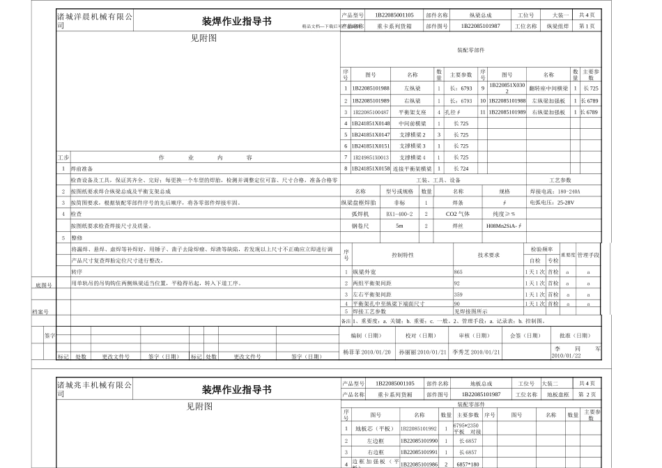 vmIB重卡系列大装焊接作业指导书文字部分_第1页