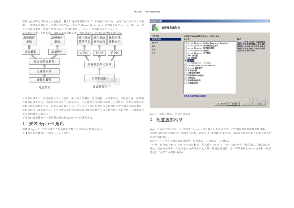 winr系列之二安装配置HyperV_第1页