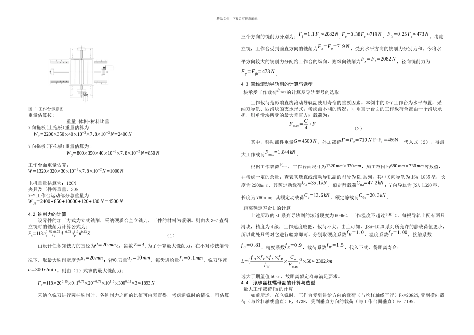 XY数控工作台的机电系统设计_第3页