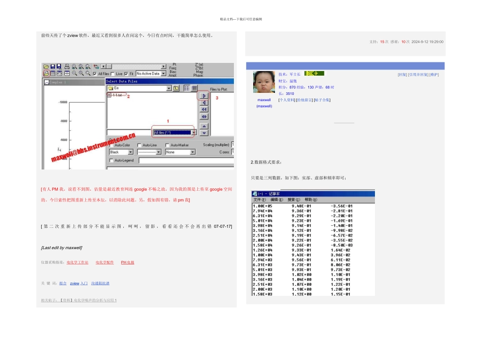 zview软件拟合电化学阻抗图解_第1页