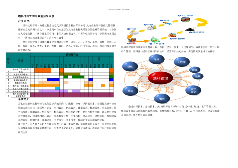 —燃料过程管理与效能监督系统发电企业必备_第1页