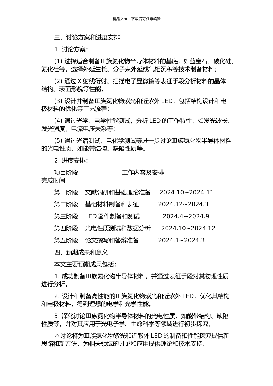 Ⅲ族氮化物紫光和近紫外LED的制备与研究开题报告_第2页