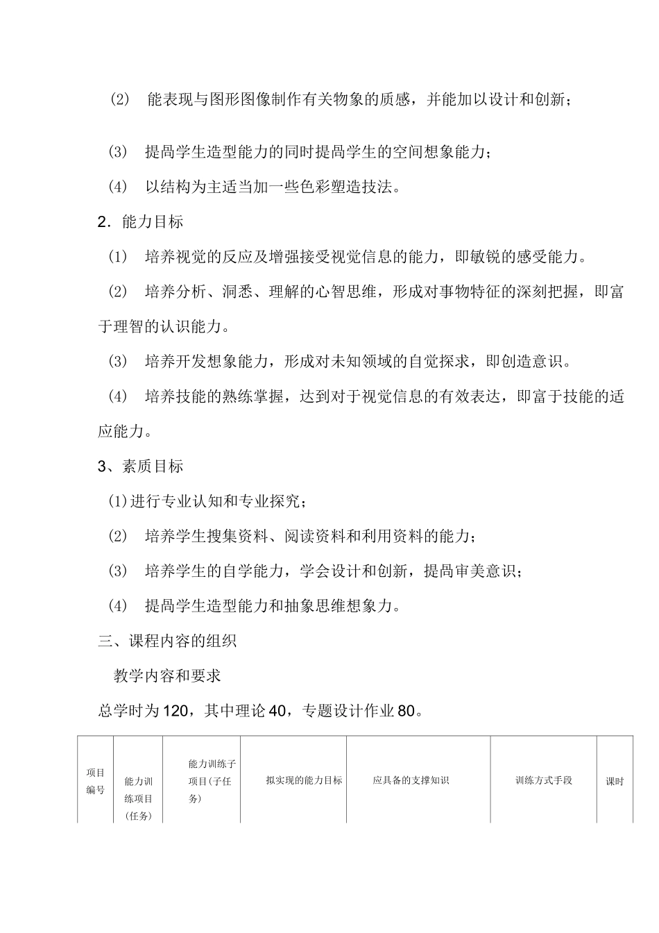 装饰材料与施工工艺课程标准_第2页