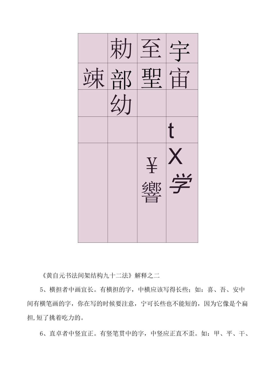 (完整版)黄自元间架结构九十二法带图解释_第2页