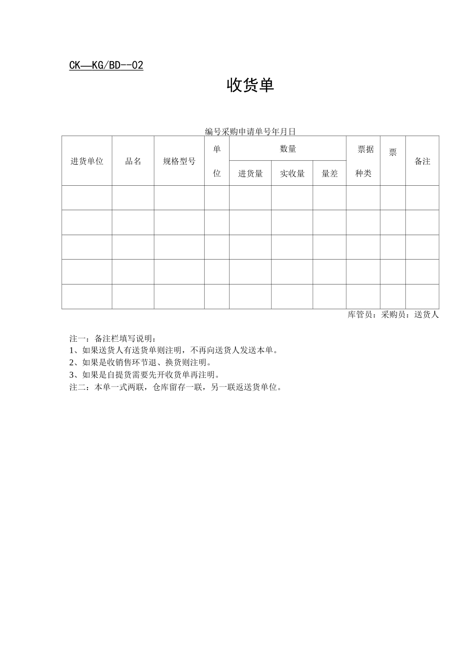 产品入库单 格式 _第3页