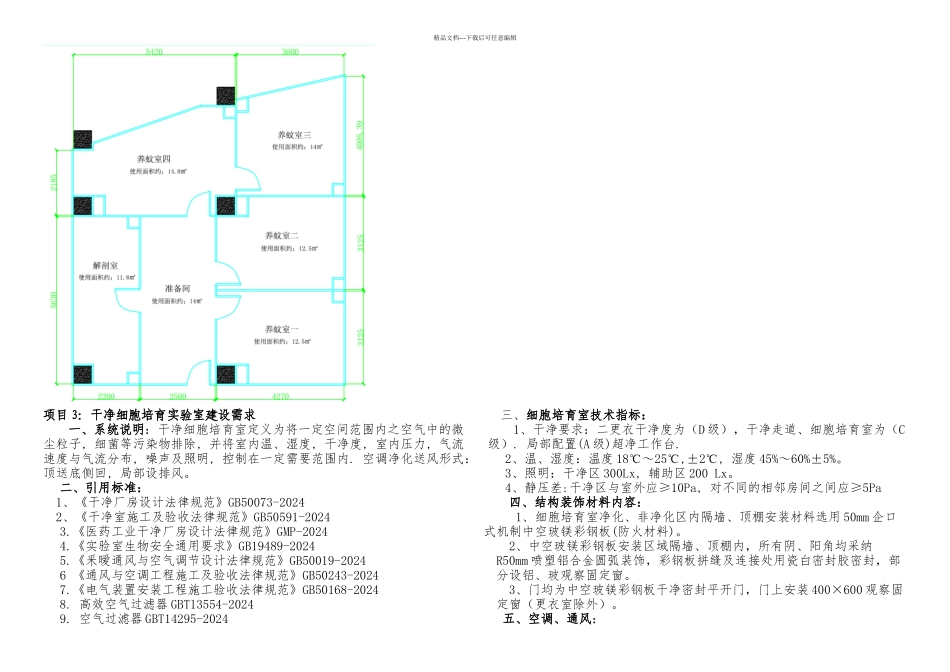 一包P室等建设项目项目P室建设需求一系统技术_第3页