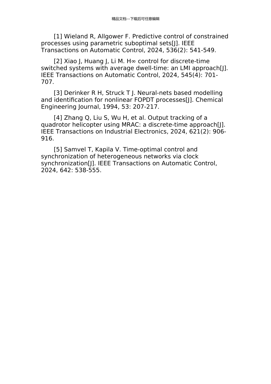 一类带反馈控制的离散协作系统的概周期解的开题报告_第3页