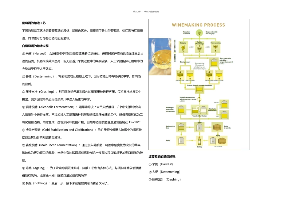 一酒类商品的入门知识-葡萄酒入门知识e酿造工艺_第1页
