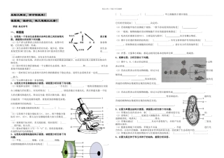 七年级生物学上册填图与探究题复习试题
