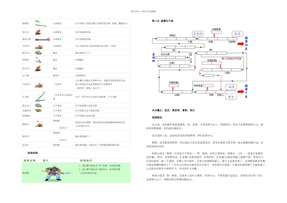 三国战纪风云再起攻略_第3页