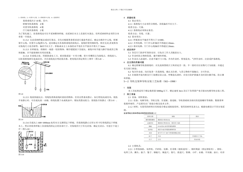 三星电梯安装工艺标准文档_第3页