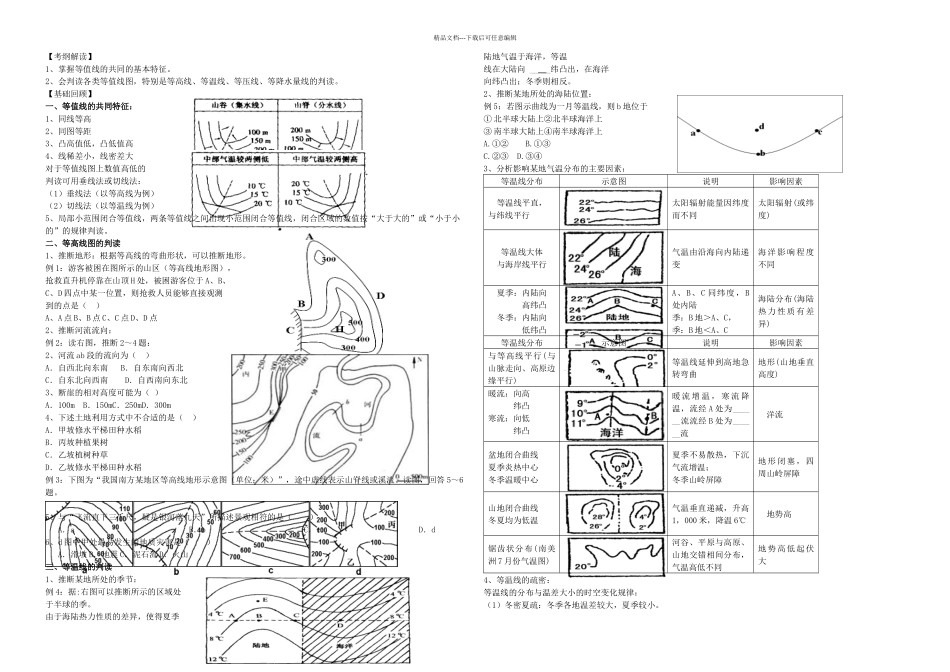 三等值线的判读_第1页