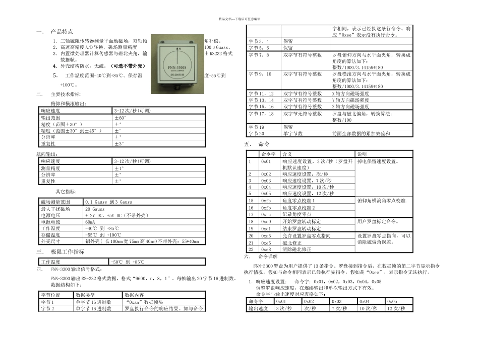 三维电子罗盘_第1页