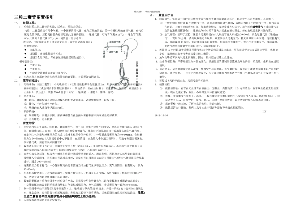 三腔二囊管操作流程新_第1页