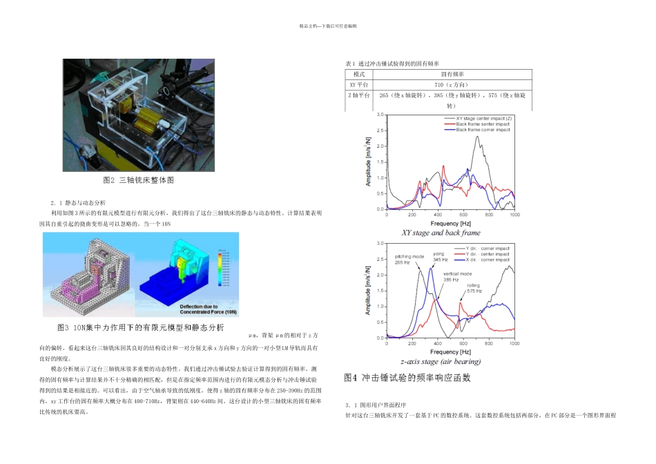 三轴桌面式数控铣床与采用先进控制算法的数控系统的开发_第2页