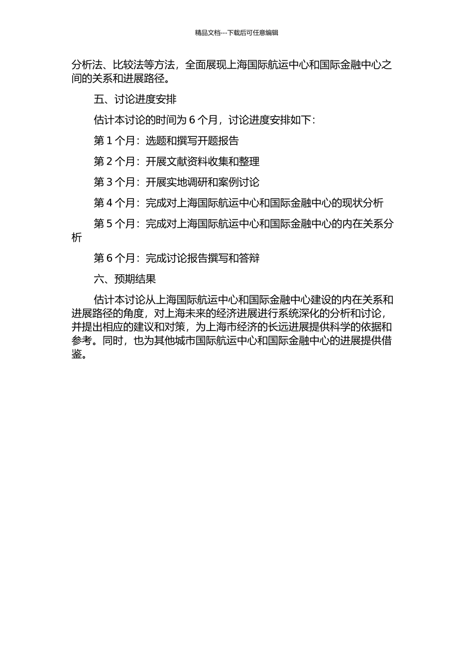 上海国际航运中心和国际金融中心建设的内在关系和发展路径的开题报告_第2页