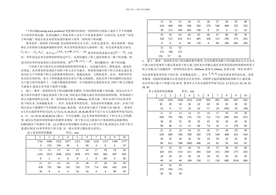 下料问题含代码程序_第2页