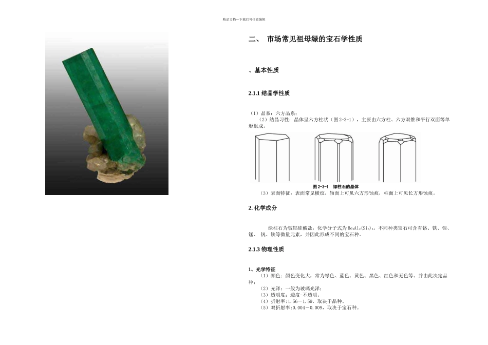 不同产地祖母绿的特征研究_第3页