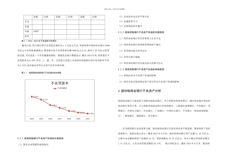 不同银行不良资产的比较研究_第3页