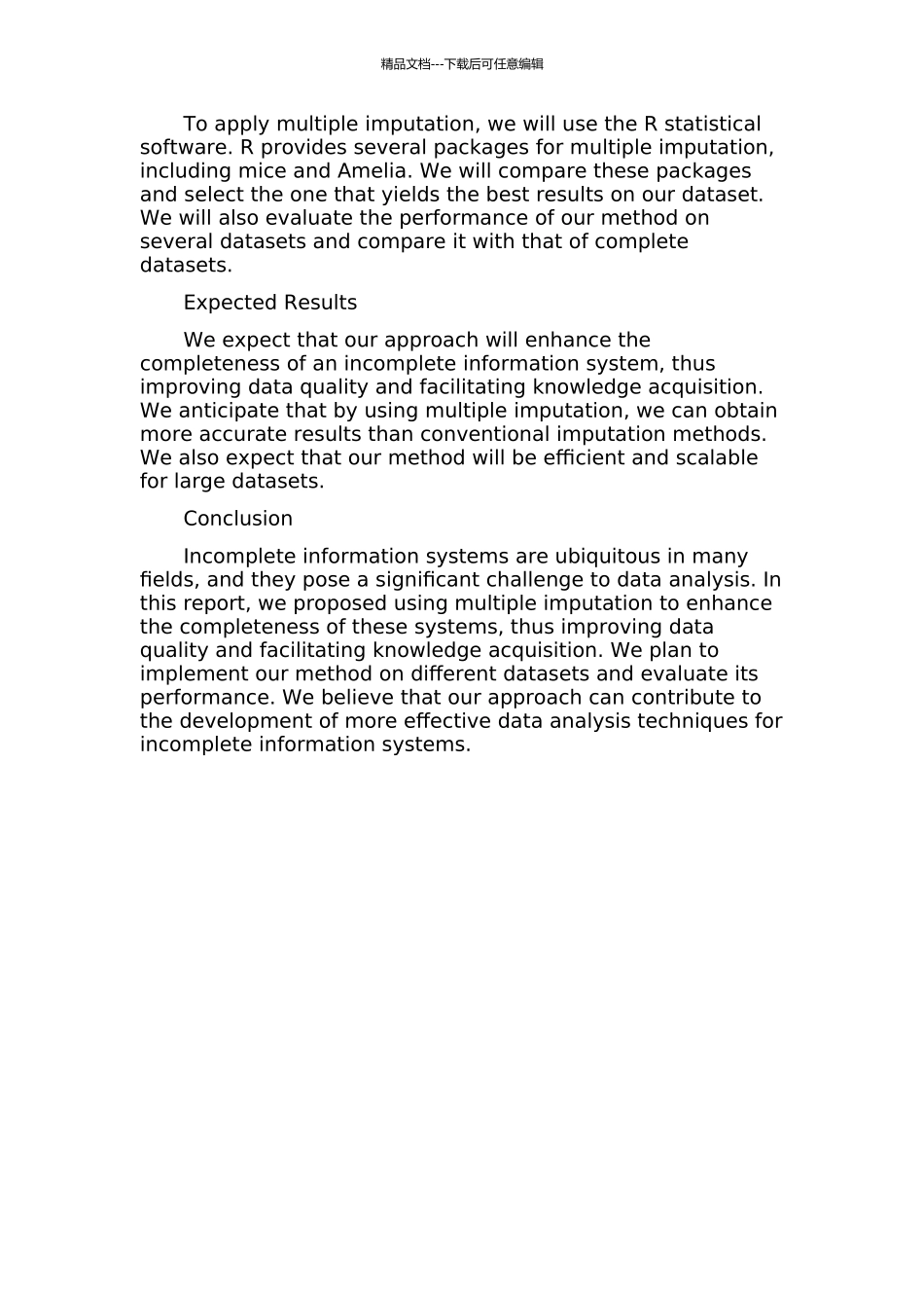 不完备信息系统的完备化及其上的知识获取的开题报告_第2页