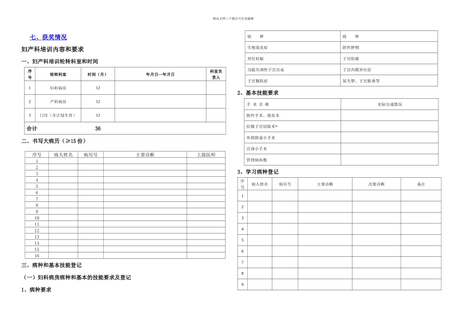 专科医师规范化培训手册妇产科正文_第2页