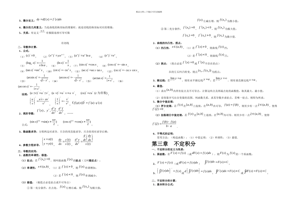 专转本数学知识点_第2页