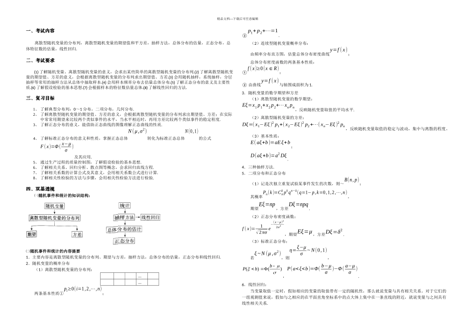 专题七概率与统计的问题与方法_第1页
