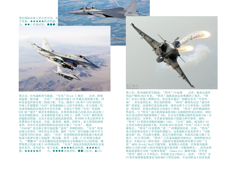 世界十大战斗机排行榜_第3页
