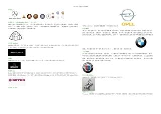 世界名车标志及含义